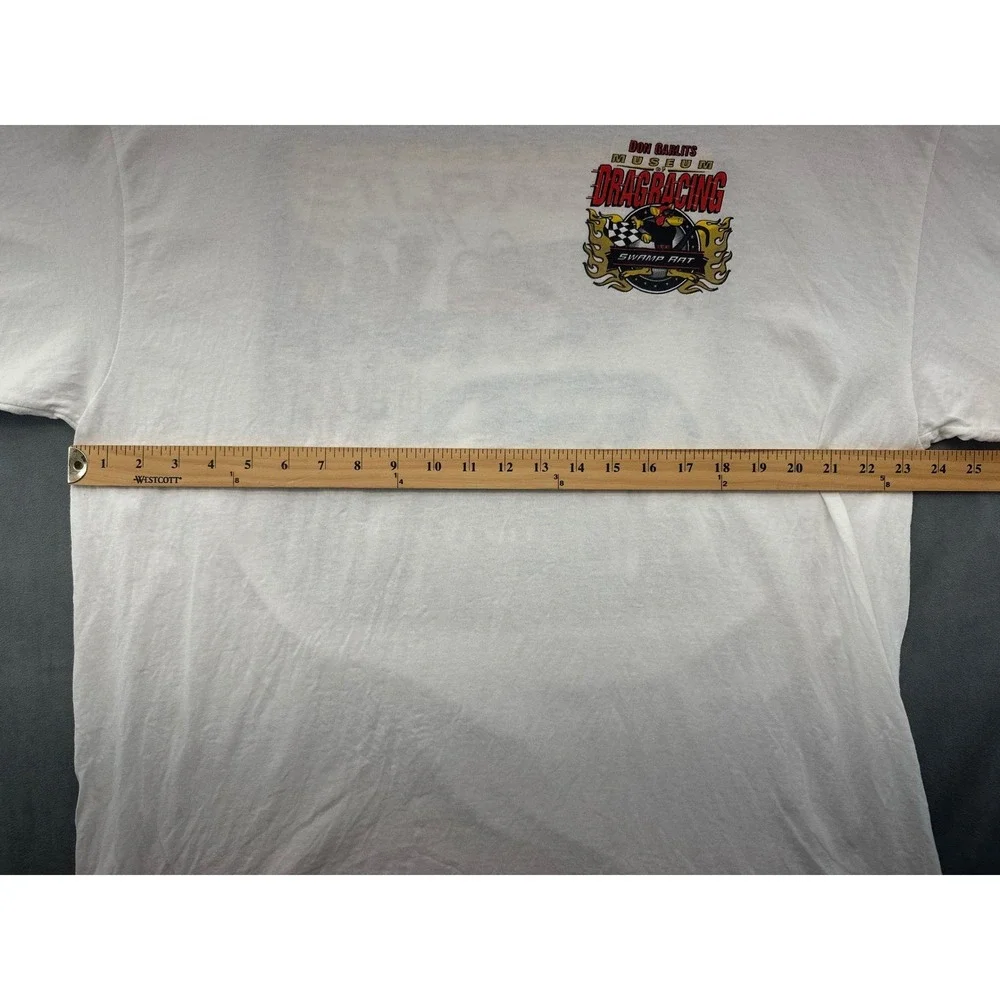 Gildan Big Daddy Don Garlits Museum Drag Racing White TShirt Mens 2XL - Picture 9 of 9